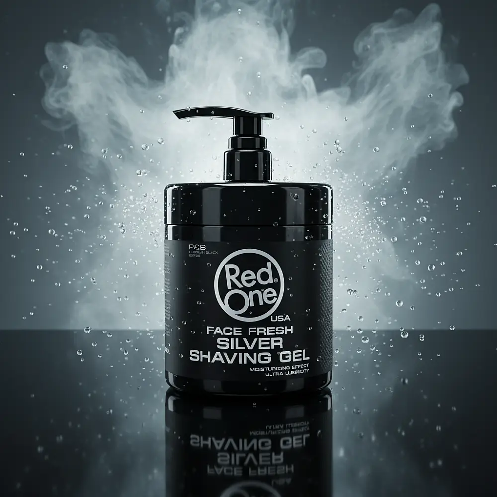 Професионален гел за бръснене 1000ml RedOne Face Fresh SILVER Професионален гел за бръснене 1000ml RedOne Face Fresh SILVER